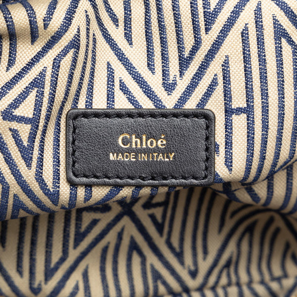 クロエ ダリア ミディアム ハンドバッグ ショルダーバッグ 2WAY ブラック ゴールド レザー レディース Chloe 【中古】