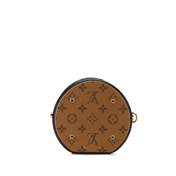 ルイ ヴィトン モノグラム リバース カンヌ バニティバッグ ハンドバッグ M43986 ブラウン PVC レザー レディース LOUIS VUITTON 【中古】