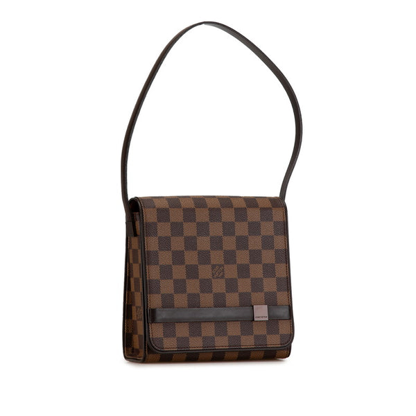 ルイ ヴィトン ダミエ トライベッカ ミニ ショルダーバッグ N51162 ブラウン PVC レザー レディース LOUIS VUITTON 【中古】