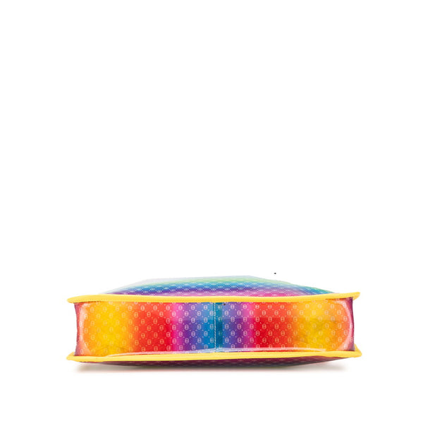グッチ レインボー トートバッグ 550763 マルチカラー ビニール レディース GUCCI 【中古】