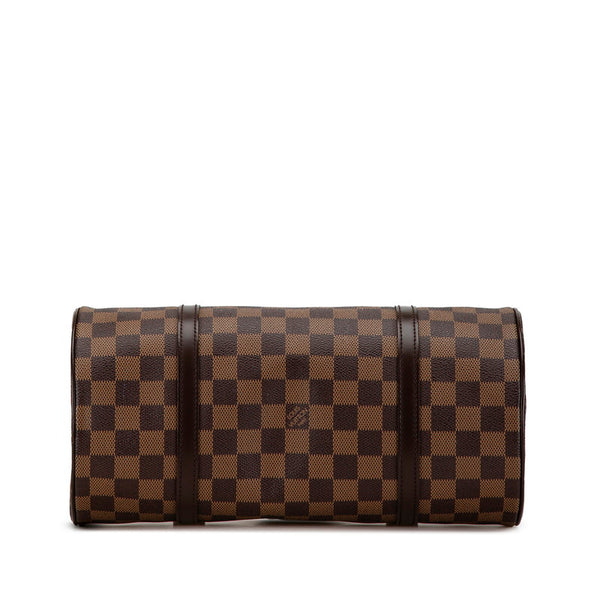 ルイ ヴィトン ダミエ パピヨン30 ハンドバッグ N41210 ブラウン PVC レザー レディース LOUIS VUITTON 【中古】