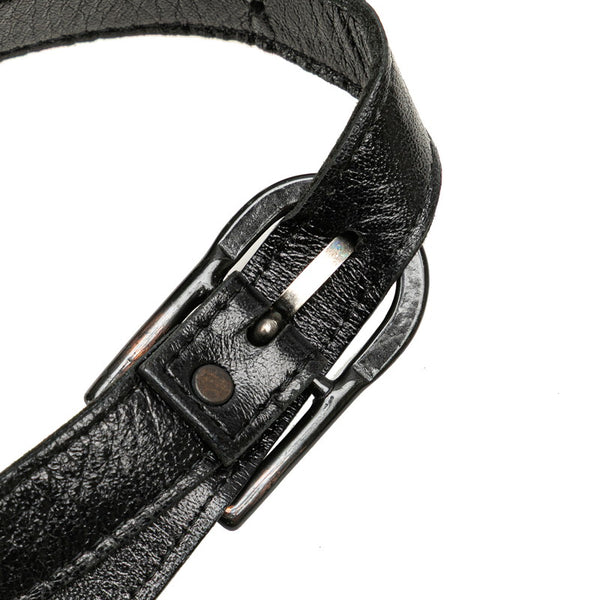 サンローラン ショルダーバッグ ブラック レザー レディース SAINT LAURENT 【中古】