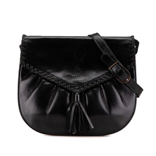 サンローラン ショルダーバッグ ブラック レザー レディース SAINT LAURENT 【中古】