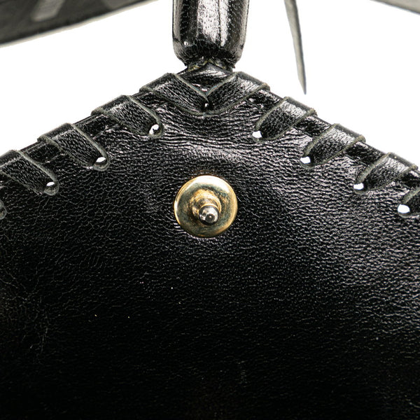 サンローラン ショルダーバッグ ブラック レザー レディース SAINT LAURENT 【中古】