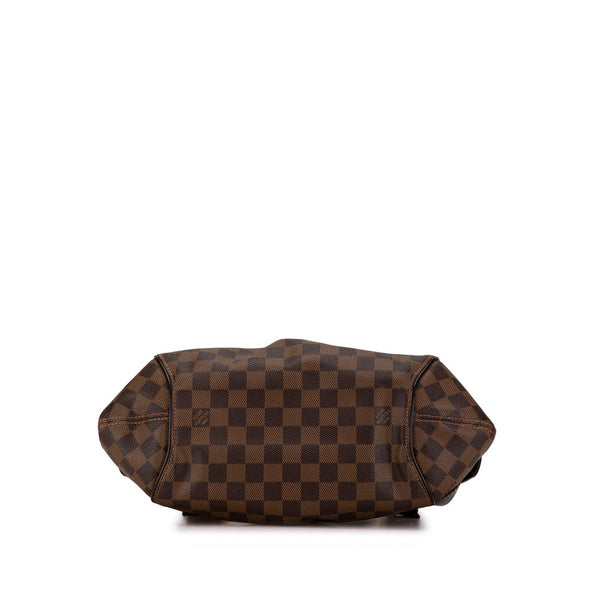 ルイ ヴィトン ダミエ システィナPM ハンドバッグ N41542 ブラウン PVC レザー レディース LOUIS VUITTON 【中古】