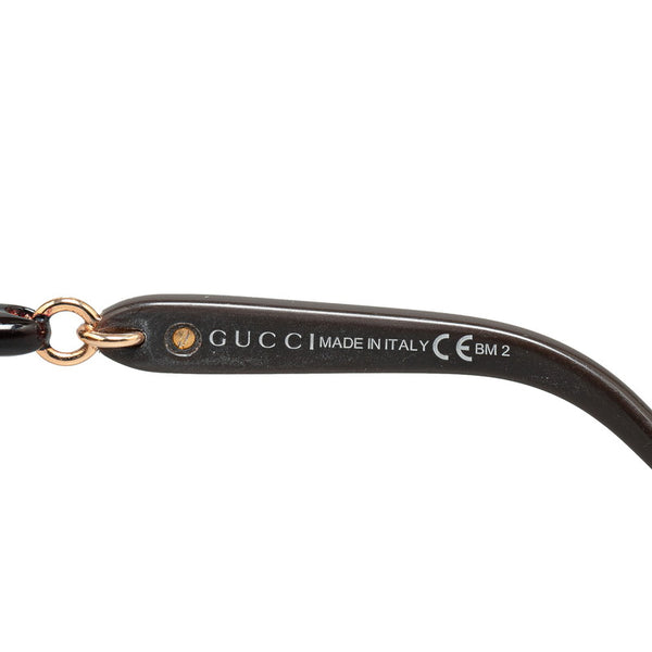 グッチ サングラス GG3597 ブラウン プラスチック レディース GUCCI 【中古】