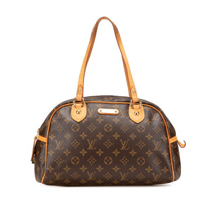 ルイ ヴィトン モノグラム モントルグイユPM ハンドバッグ M95565 ブラウン PVC レザー レディース LOUIS VUITTON 【中古】
