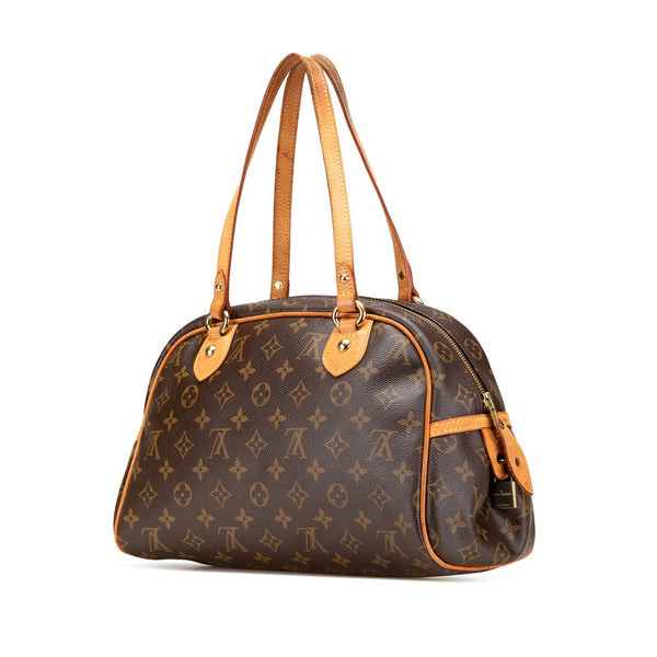 ルイ ヴィトン モノグラム モントルグイユPM ハンドバッグ M95565 ブラウン PVC レザー レディース LOUIS VUITTON 【中古】