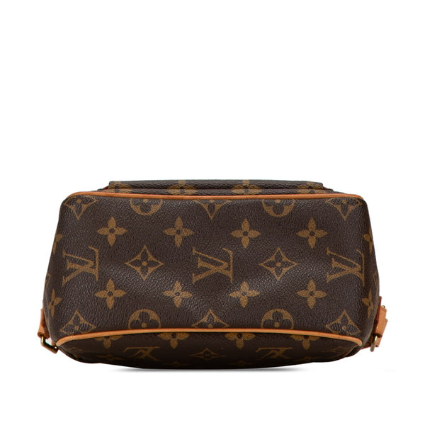 ルイ ヴィトン モノグラム ヴィバシテPM 斜め掛け ショルダーバッグ M51165 ブラウン PVC レザー レディース LOUIS VUITTON 【中古】