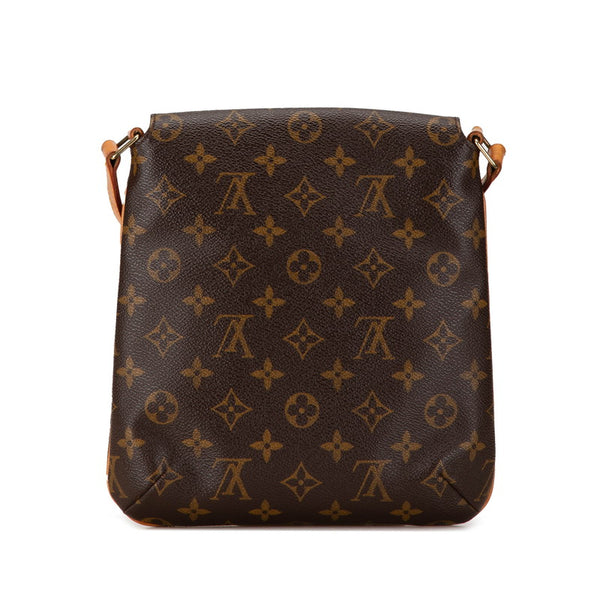 ルイ ヴィトン モノグラム ミュゼットサルサ ショート ショルダーバッグ M51258 ブラウン PVC レザー レディース LOUIS VUITTON 【中古】