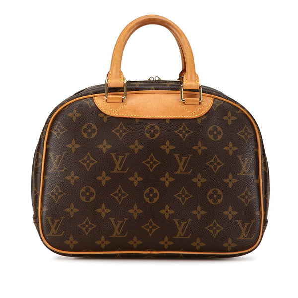 ルイ ヴィトン モノグラム トゥルーヴィル ハンドバッグ M42228 ブラウン PVC レザー レディース LOUIS VUITTON 【中古】