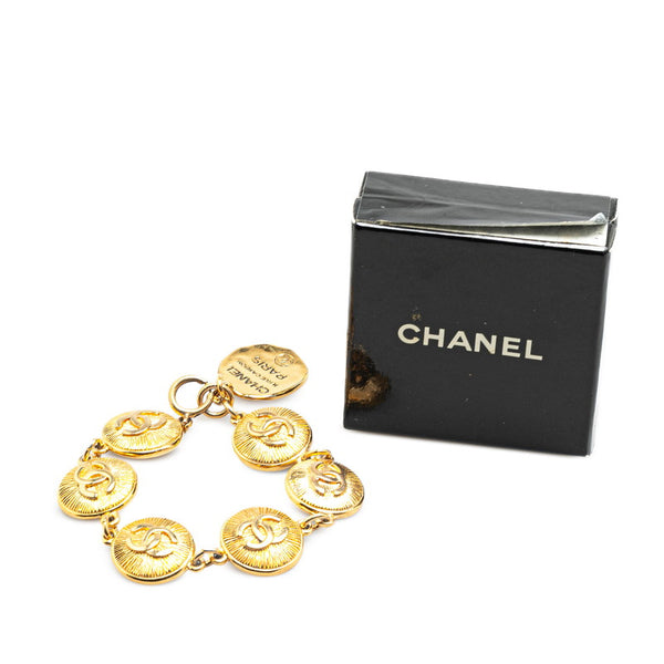 シャネル ココマーク 31 RUE CAMBON カンボン ブレスレット ゴールド メッキ レディース CHANEL 【中古】