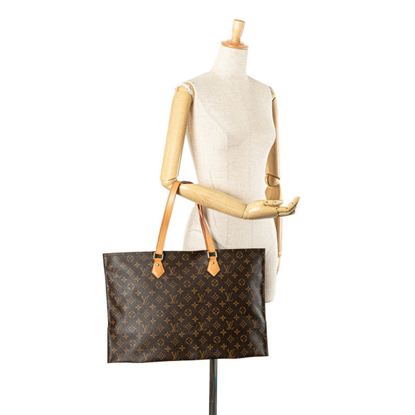 ルイ ヴィトン モノグラム オールインPM トートバッグ ショルダーバッグ M47028 ブラウン PVC レザー レディース LOUIS VUITTON 【中古】