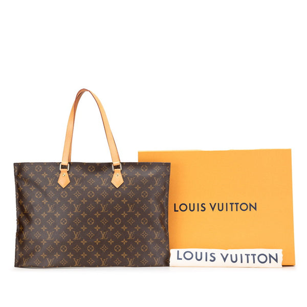 ルイ ヴィトン モノグラム オールインPM トートバッグ ショルダーバッグ M47028 ブラウン PVC レザー レディース LOUIS VUITTON 【中古】