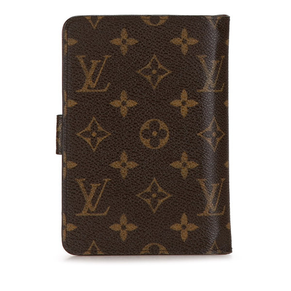 ルイ ヴィトン モノグラム ポルトパピエ 二つ折り財布 M61207 ブラウン PVC レザー メンズ LOUIS VUITTON 【中古】