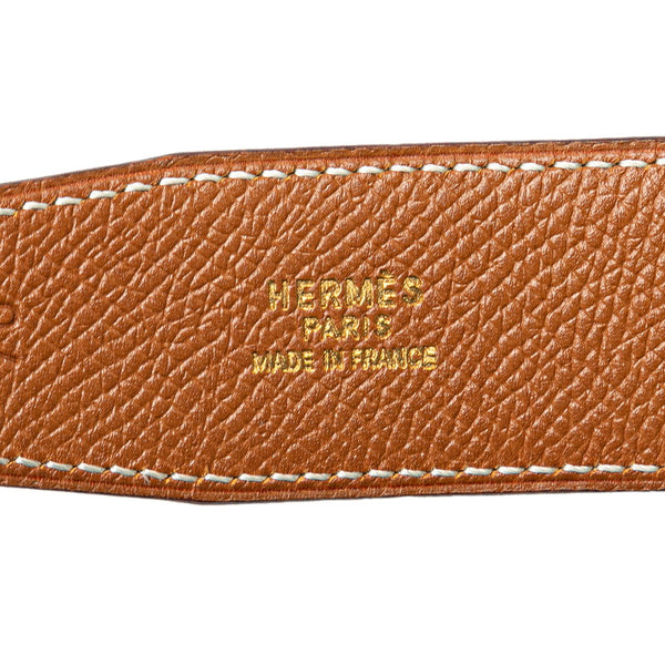 エルメス コンスタンスH ベルト ブラック ボックスカーフ レディース HERMES 【中古】