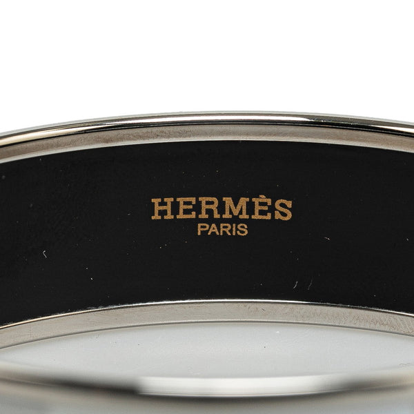 エルメス シェーヌダンクル エマイユGM バングル マルチカラー シルバー メタル レディース HERMES 【中古】