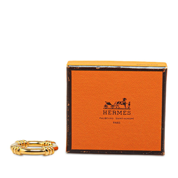 エルメス ブーエ スカーフリング ゴールド メッキ レディース HERMES 【中古】