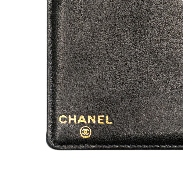 シャネル ココマーク 長財布 A13498 ブラック キャビアスキン レディース CHANEL 【中古】