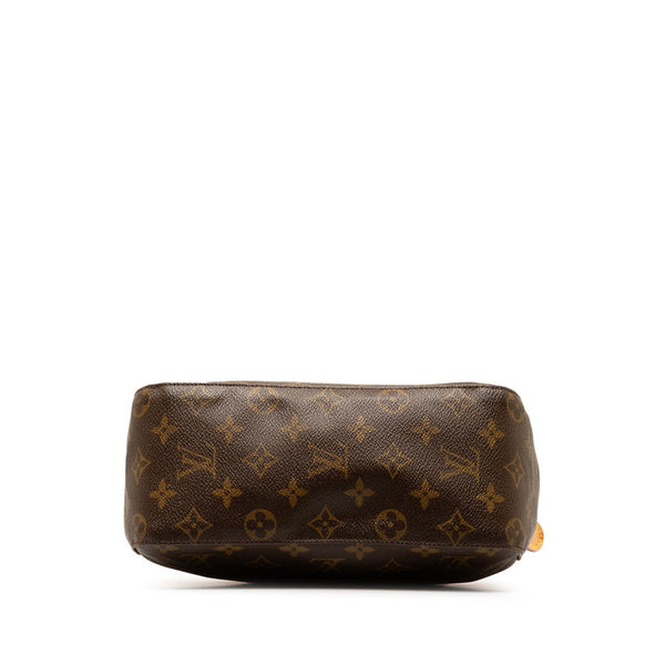 ルイ ヴィトン モノグラム ルーピングMM ショルダーバッグ ハンドバッグ M51146 ブラウン PVC レザー レディース LOUIS VUITTON 【中古】