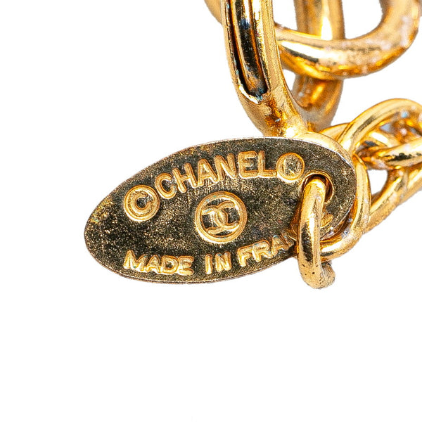 シャネル ココマーク ラウンド ネックレス ゴールド メッキ レディース CHANEL 【中古】