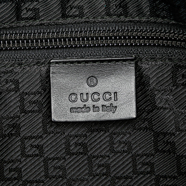 グッチ 斜め掛け ショルダーバッグ 019 0418 ブラック キャンバス レザー レディース GUCCI 【中古】