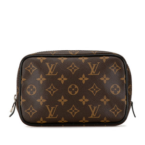 ルイ ヴィトン モノグラム マカサー クラッチバッグ セカンドバッグ M47507 ブラウン PVC レザー レディース LOUIS VUITTON 【中古】