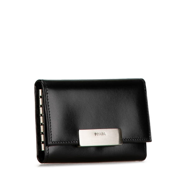 プラダ キーケース M222C ブラック レザー レディース PRADA 【中古】