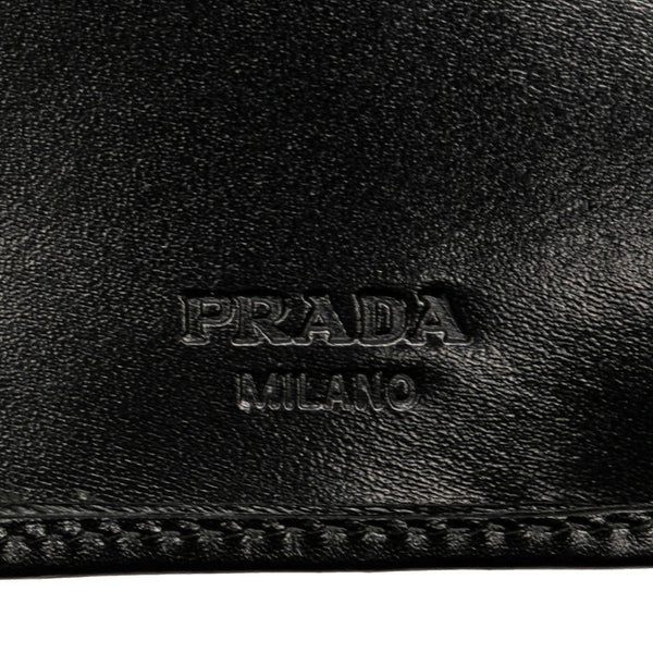 プラダ キーケース M222C ブラック レザー レディース PRADA 【中古】