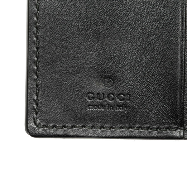 グッチ GGカレイド GGスプリーム キーケース 6連 406559 ブラック ベージュ PVC レザー レディース GUCCI 【中古】