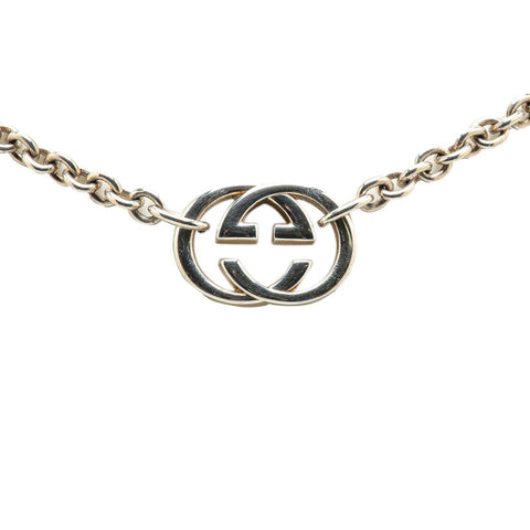 グッチ インターロッキングG ネックレス SV925 シルバー レディース GUCCI 【中古】