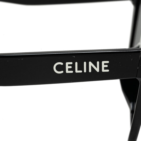 セリーヌ ウェリントン スクエア サングラス CL40198F ブラック プラスチック レディース CELINE 【中古】