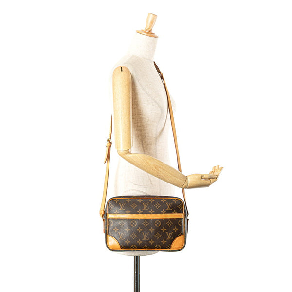 ルイ ヴィトン モノグラム トロカデロ27 斜め掛け ショルダーバッグ M51274 ブラウン PVC レザー レディース LOUIS VUITTON 【中古】
