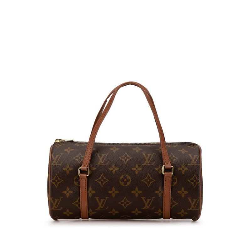 ルイ ヴィトン モノグラム パピヨン26 (旧) ハンドバッグ M51366 ブラウン PVC レザー レディース LOUIS VUITTON 【中古】