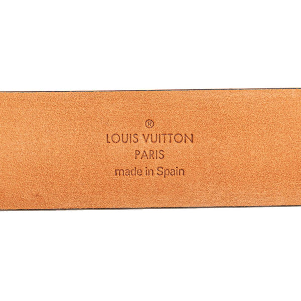 ルイ ヴィトン モノグラム サンチュール キャレ ベルト M6800 ブラウン ゴールド PVC レディース LOUIS VUITTON 【中古】