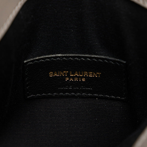 サンローラン アップタウン ハンドバッグ ショルダーバッグ 2WAY 561203 グレー レザー レディース SAINT LAURENT 【中古】