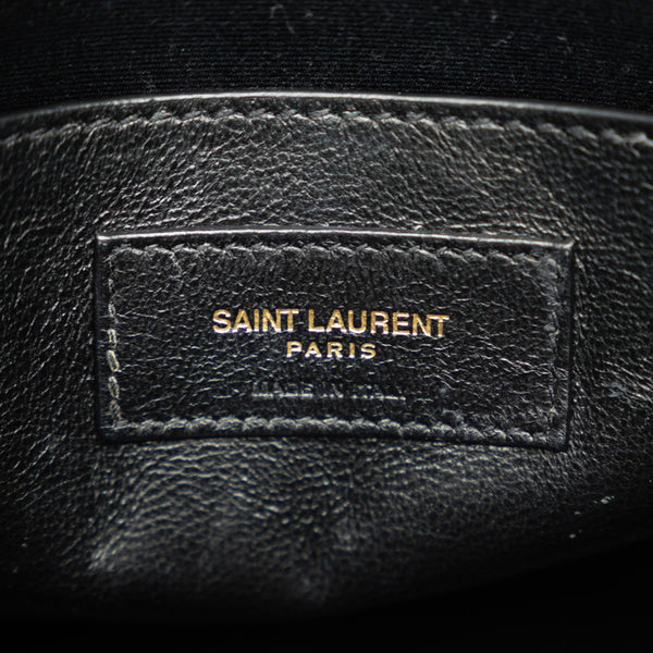 サンローラン アップタウン ハンドバッグ ショルダーバッグ 2WAY 561203 グレー レザー レディース SAINT LAURENT 【中古】