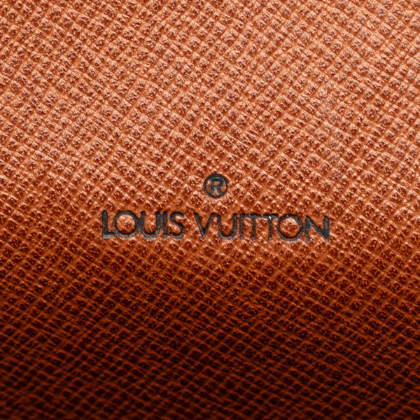 ルイ ヴィトン モノグラム ポルトドキュマン セナトゥール クラッチバッグ M53335 ブラウン PVC レザー レディース LOUIS VUITTON 【中古】