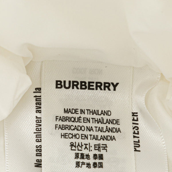 バーバリー ポーチ ホワイト コットン レディース BURBERRY 【中古】