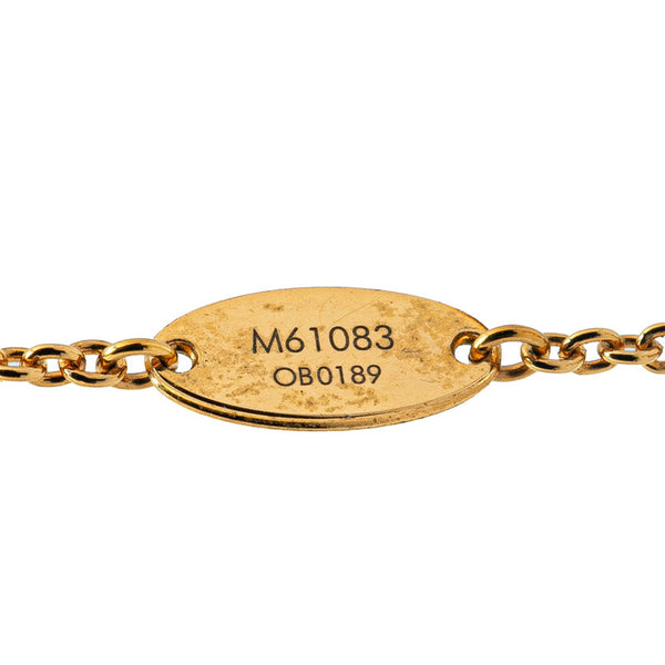 ルイ ヴィトン エッセンシャルV ネックレス M61083 ゴールド メッキ レディース LOUIS VUITTON 【中古】