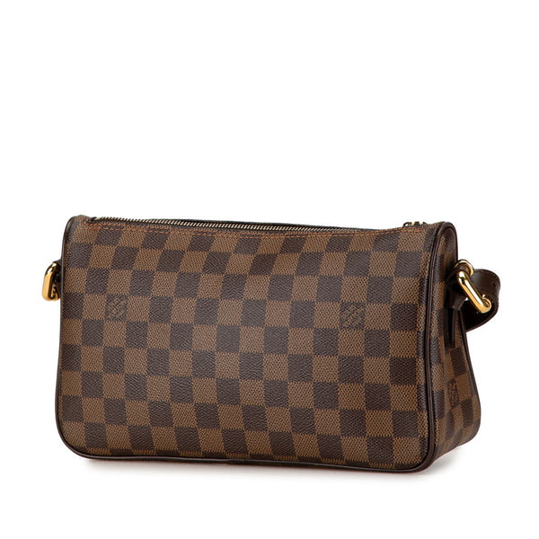 ルイ ヴィトン ダミエ ラヴェッロGM ショルダーバッグ N60006 ブラウン PVC レザー レディース LOUIS VUITTON 【中古】