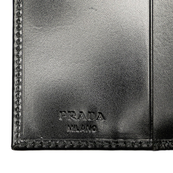 プラダ 6連 キーケース 1M0222 ブラック レザー レディース PRADA 【中古】