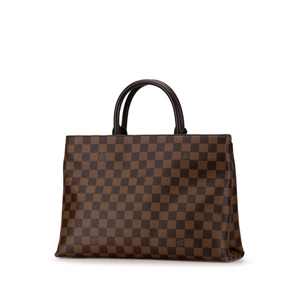 ルイ ヴィトン ダミエ ブロンプトン ハンドバッグ ショルダーバッグ 2WAY N41582 ブラウン PVC レザー レディース LOUIS VUITTON 【中古】