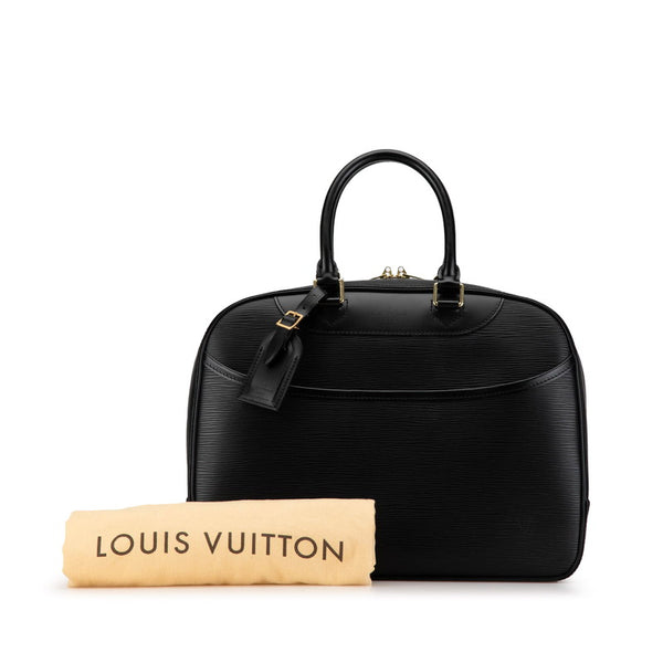 ルイ ヴィトン エピ ドーヴィル SPO ハンドバッグ A2102840 ノワール ブラック レザー レディース LOUIS VUITTON 【中古】