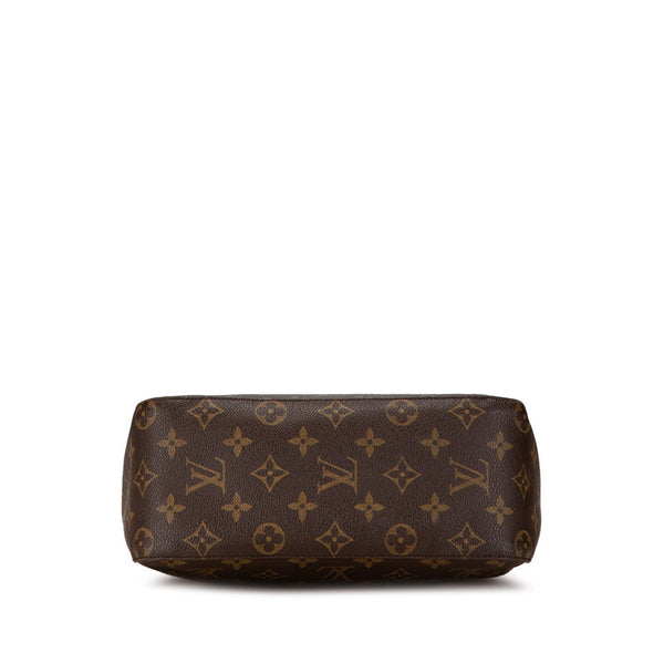 ルイ ヴィトン モノグラム ルーピングMM ショルダーバッグ ハンドバッグ M51146 ブラウン PVC レザー レディース LOUIS VUITTON 【中古】