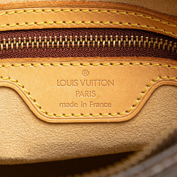 ルイ ヴィトン モノグラム ルーピングMM ショルダーバッグ ハンドバッグ M51146 ブラウン PVC レザー レディース LOUIS VUITTON 【中古】