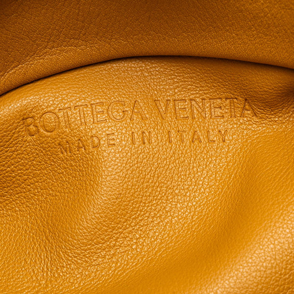 ボッテガヴェネタ ザ ポーチ チェーン ショルダーバッグ  キャメル ブラウン レザー レディース BOTTEGAVENETA 【中古】