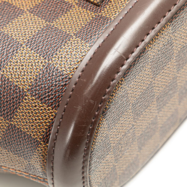 ルイ ヴィトン ダミエ マノスクPM トートバッグ ショルダーバッグ N51121 ブラウン PVC レザー レディース LOUIS VUITTON 【中古】