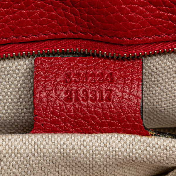 グッチ GGマーモント タッセル チェーンショルダーバッグ 536224 レッド レザー レディース GUCCI 【中古】