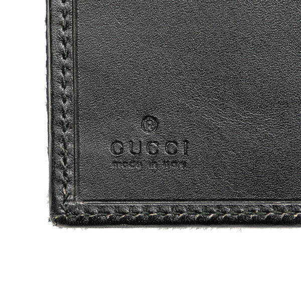 グッチ GGキャンバス ジャッキー 二つ折り財布 035 0416 ブラック キャンバス レディース GUCCI 【中古】